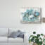 «Hydrangeas in Glass Jars Blue» par Carol Rowan, reproduction d'art sur toile tendue-889043764