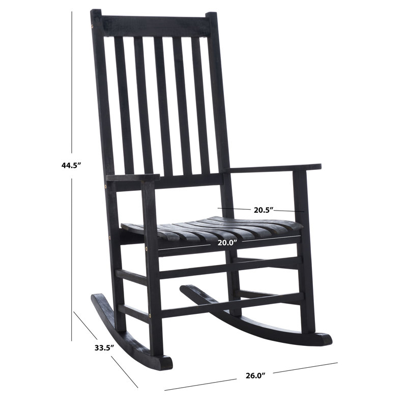 Babitz Rocking Chair, Black