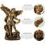 Saint Michael Statue, Bronze-Tone Resin Archangel Figurine, 13.5 cm
