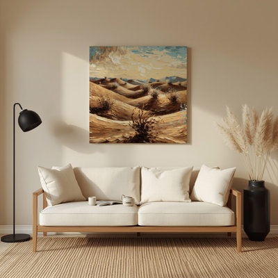 Art mural en métal brun 144 Southwestern