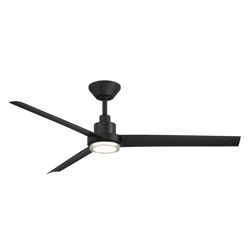 Ventilateur de plafond intelligent à 3 pales Bolo avec trousse d'éclairage à DEL sélectionnable 2700K-3000K-4000K-5000K et télécommande incluse