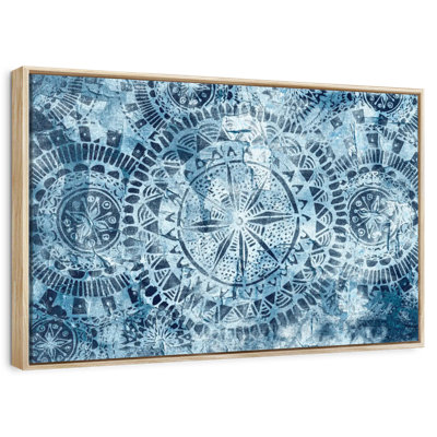 Tribal Blue Mandalas
