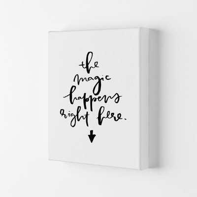 The Magic Happens Right Here by Planeta444 - Print