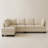 Faux Leather L-Shaped Modular Sectional Sofa-75756250-75756248