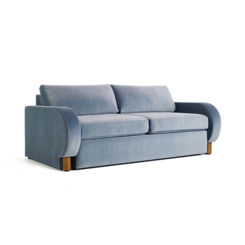 Barb 96 Inch Sofa, Ocean
