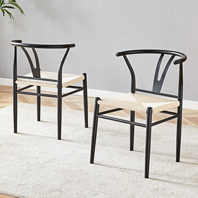 Ensemble de 4 chaises de salle à manger en bois