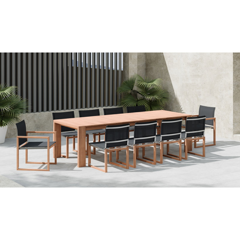 Rectangular Teak Outdoor Dining Table
