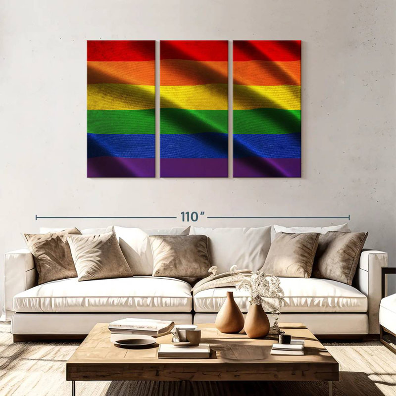 Khyia LGBT Flag, 48" H x 74" W