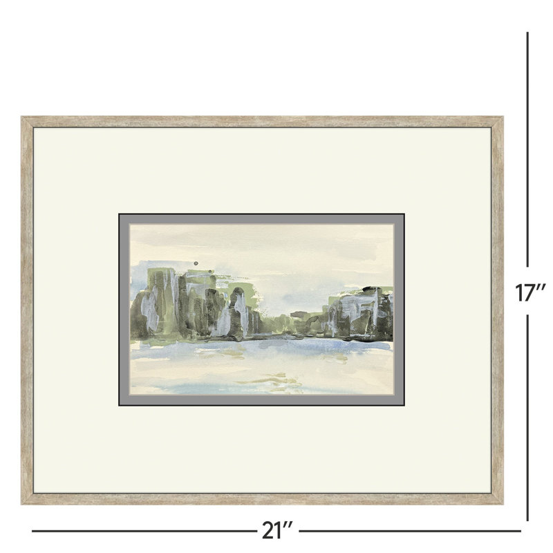 Distant Landscape I Framed Art