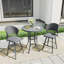 Tabouret de comptoir d'extérieur en osier 25,2 po Otti-884673790
