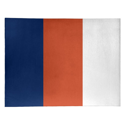 Tapis à rayures orange national hockey
