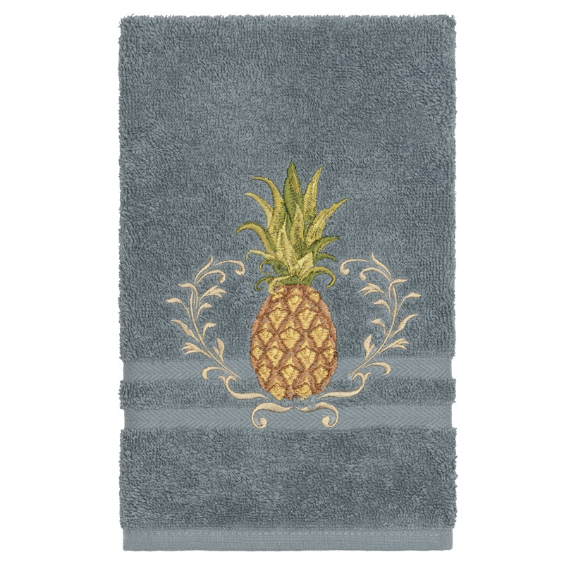 Welcome Turkish Cotton Midweight Hand Towel, Teal