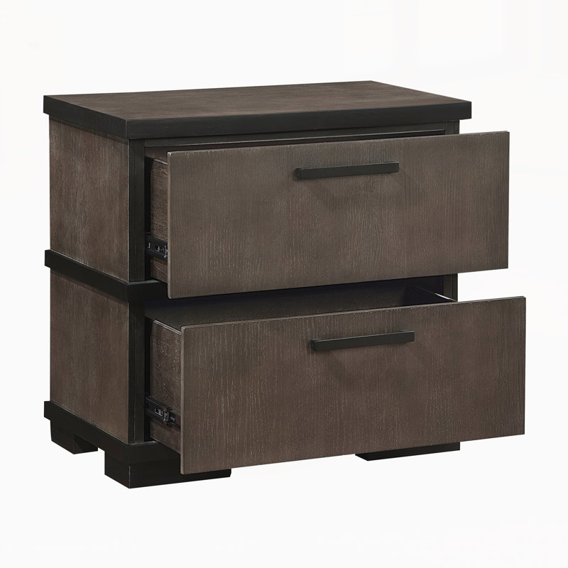 Modern Nightstand with Drawers