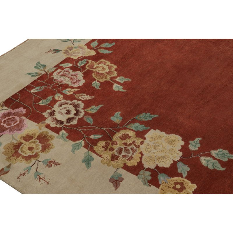 Wool Floral Area Rug