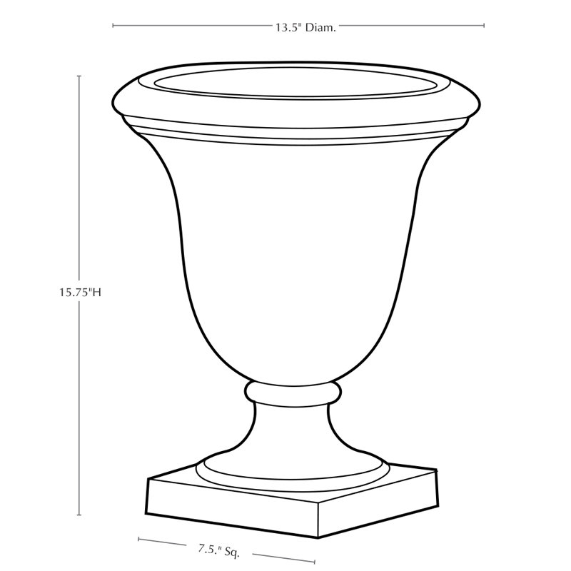 Linwood Handmade Planter, Graystone