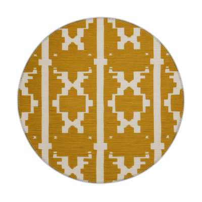 Tapis brun intérieur et extérieur Trellis
