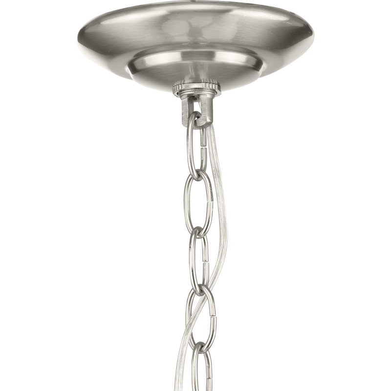Karla 9 - Light Dimmable Tiered Chandelier, Brushed Nickel