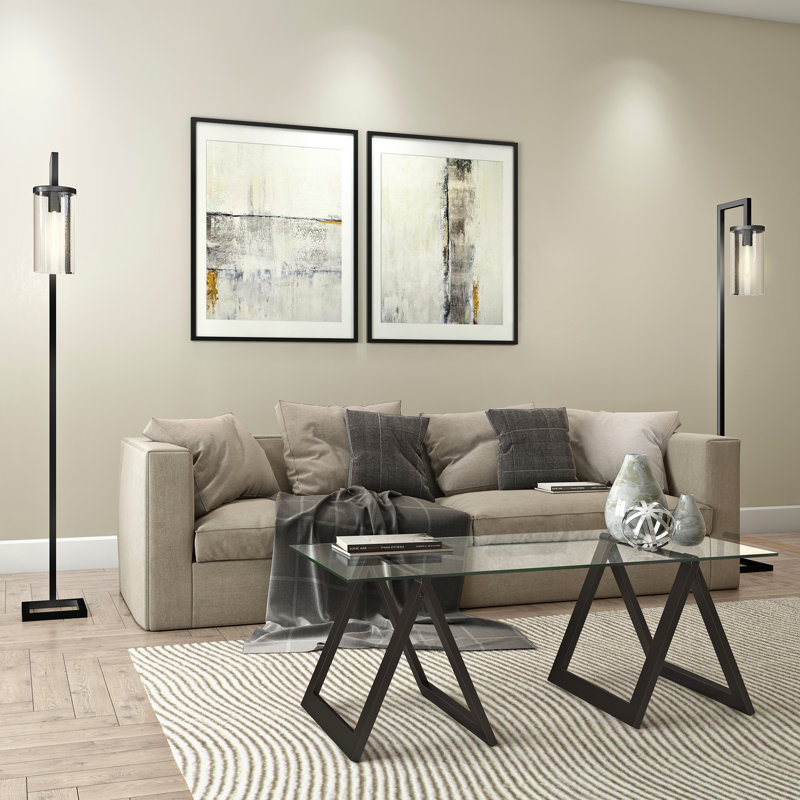 Cross Legs Coffee Table, Blackened Bronze