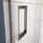 Bathroom Tub Sliding Door Frame - Tempered Glass & Smooth 5/16" With Nano Treatment