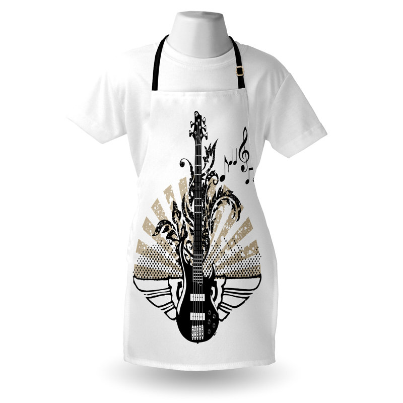 No Pattern Bib Apron