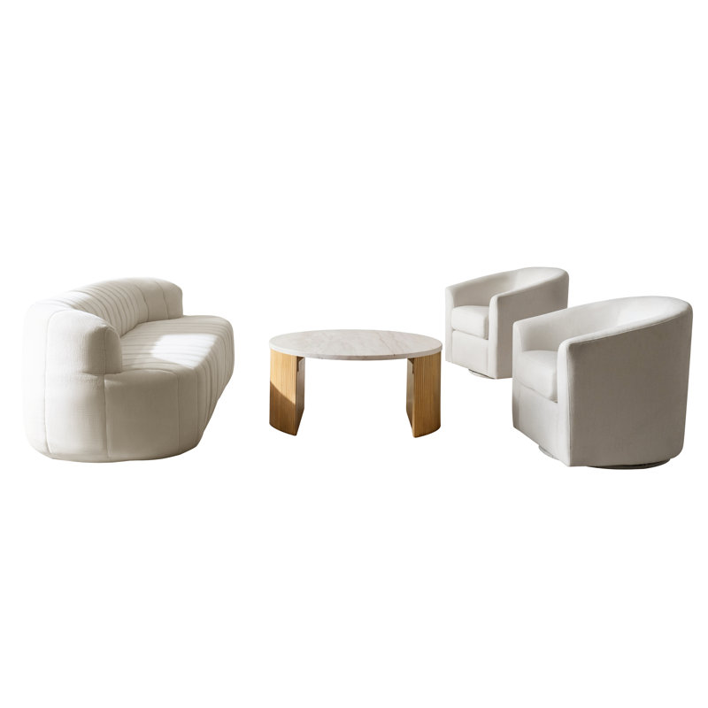 Ensemble repas 3 pièces Arturo, Ivory