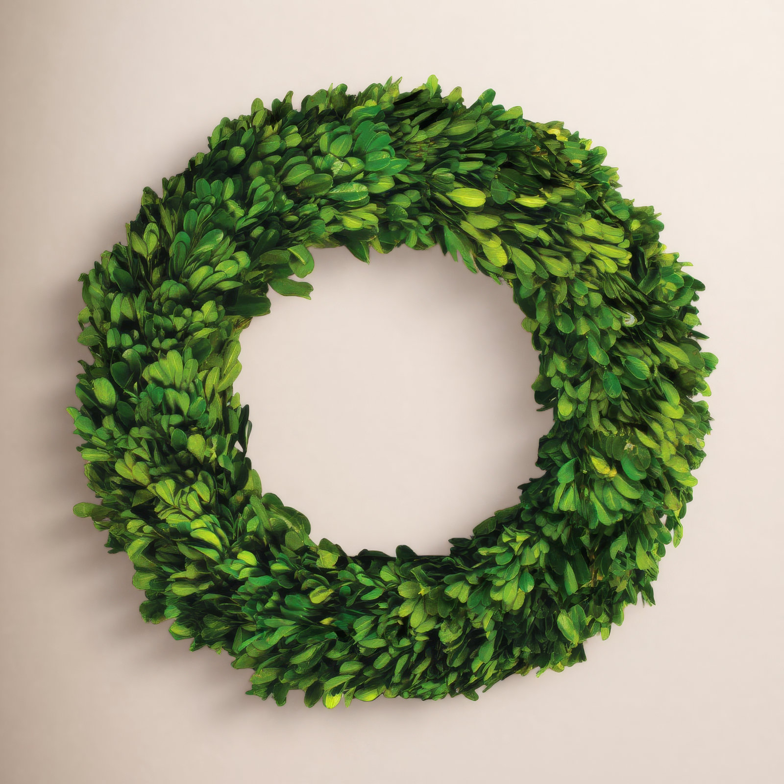 Birch Lane™ Alby 31" Boxwood Wreath, 12" H x 12" W x 2.5" D
