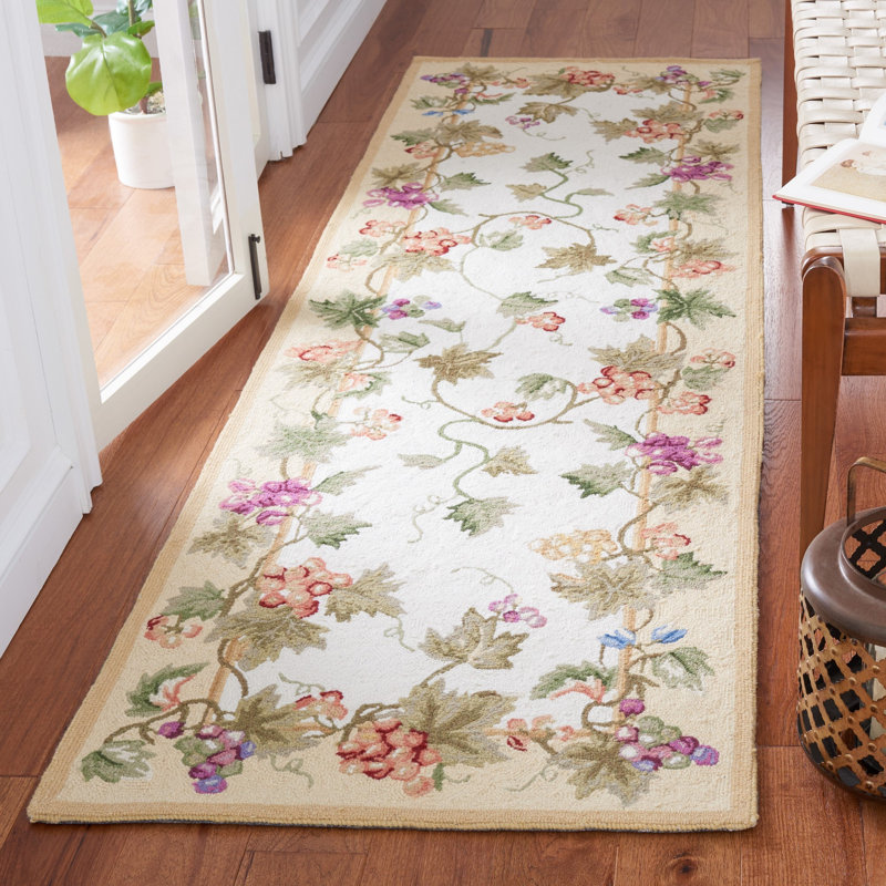 Brayton Hand Hooked Wool Pile Rug, Runner 2'6" x 8'
