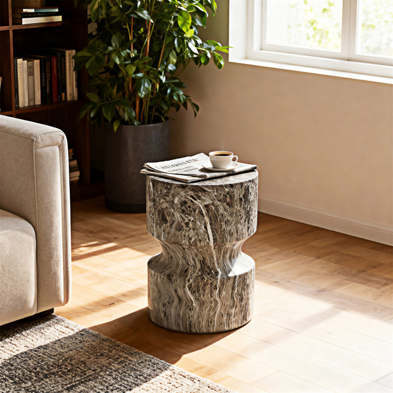 Tables d'appoint en ciment pour l'extérieur