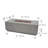 Elementi Andes Fire Pit Table with Hideaway Propane Tank Drawer
