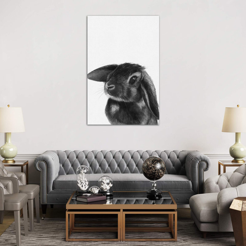 Bunny by Laura Graves - Wrapped Canvas Giclee Art Print, 152.5 cm H x 101.5 cm W