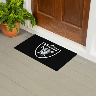 Tapis en PVC pleine couleur, 16 po x 28 po, Las Vegas Raiders