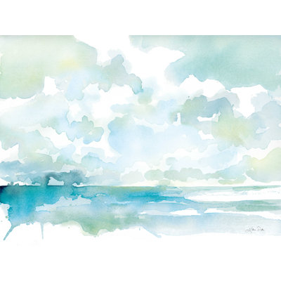 «Ocean Dreaming Pale Blue» par Katrina Pete - impression sur toile tendue