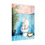 Tableau sur toile « Lapin blanc sur les toilettes » (lot de 1)-1152810519