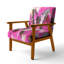 Chaise avec accoudoirs en velours Magiera-848677018-862026343