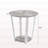 Elysian Contemporary Round End Table with Shelf-20895290