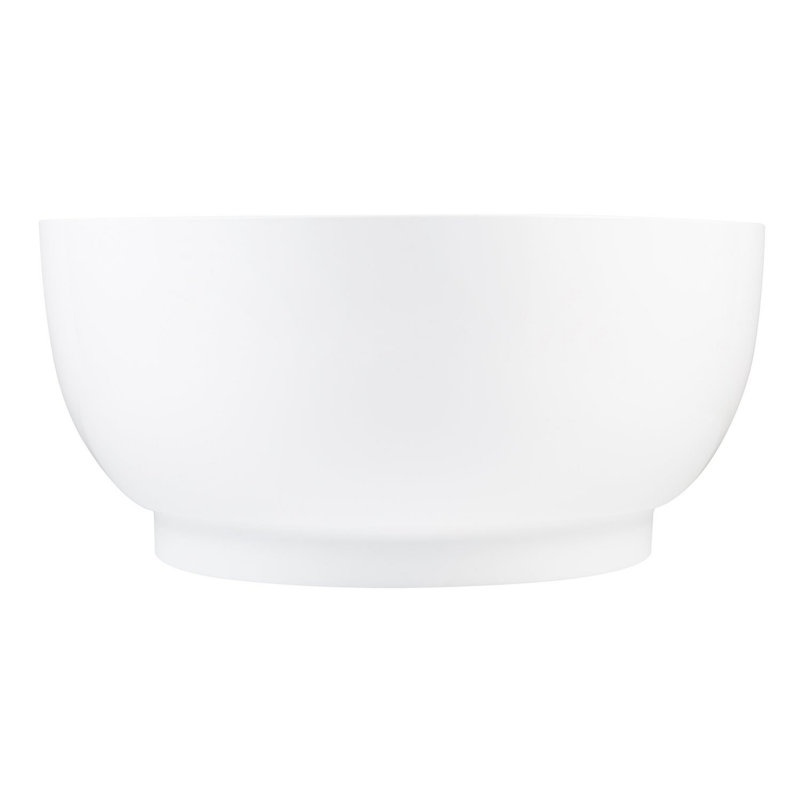 Kaimu 51" Freestanding Soaking Acrylic Bathtub, White