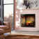 Dimplex Revillusion Electric Firebox Herringbone Brick Interior with Front Glass Panel