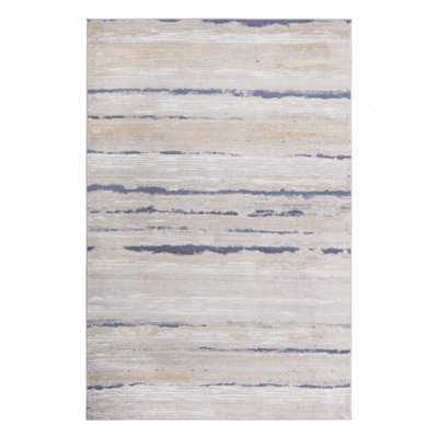Collection Striped Non-Shedding Living Room Bedroom Dining Home Office Stylish And Stain Resistant Area Rug