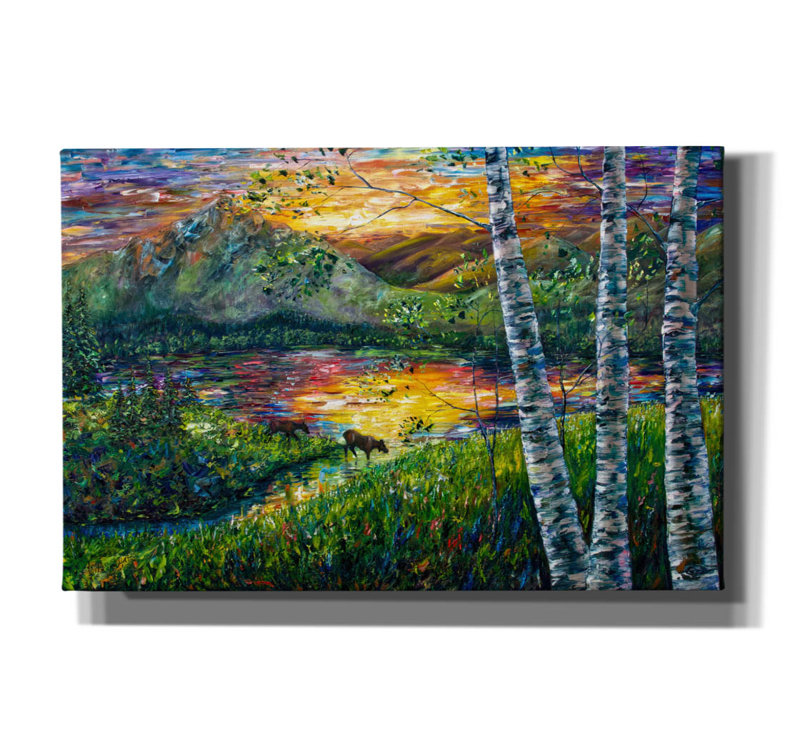 «Sleeping Meadow» par Lena Owens, H 12 po x l 18 po x P 0,75 po
