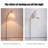 Zen-style metal fabric marble floor lamp