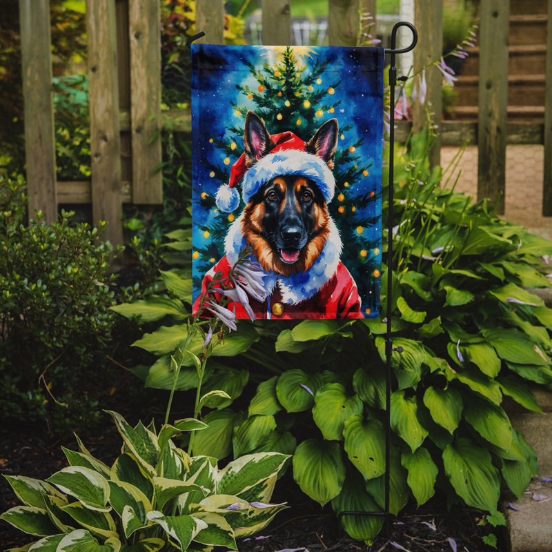 Drapeau de jardin Doberman Pinscher, Berger allemand