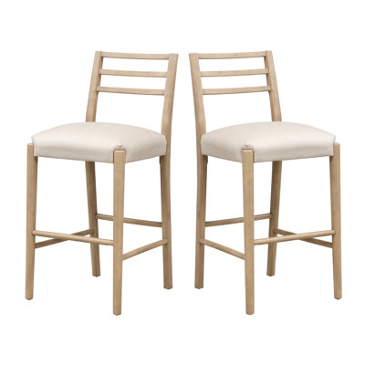 Ensemble de 2 tabourets de bar avec dossier échelle | Idée de cadeau