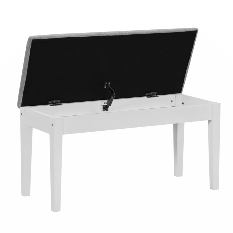 Ensemble de salle à manger rectangulaire L 35,4 po x l 59 po Coriss, Gris, Gris, Blanc / gris