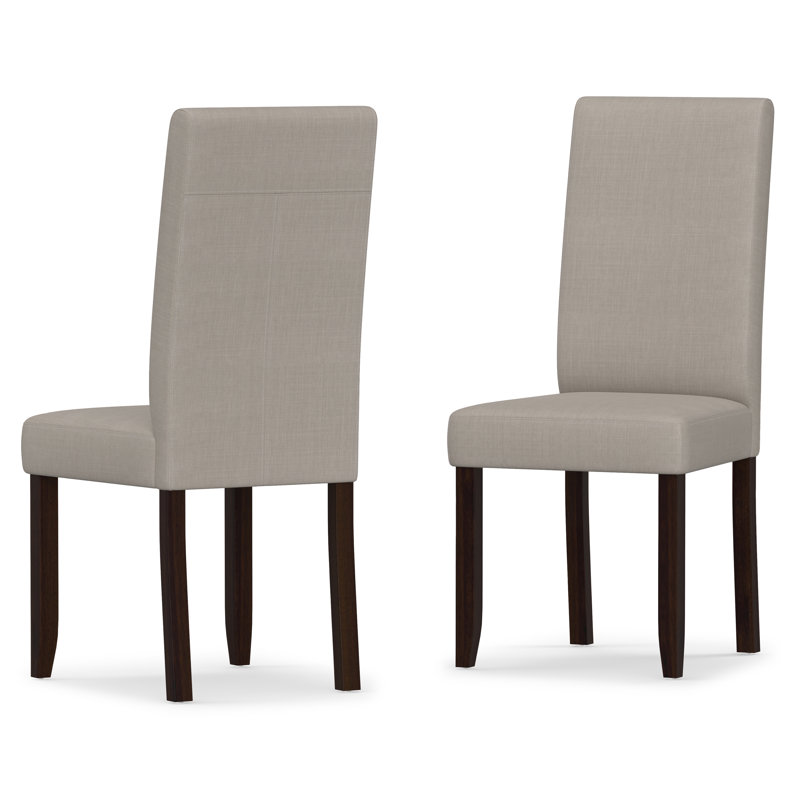 Chaise parsons Acadian Linen, Gris colombe