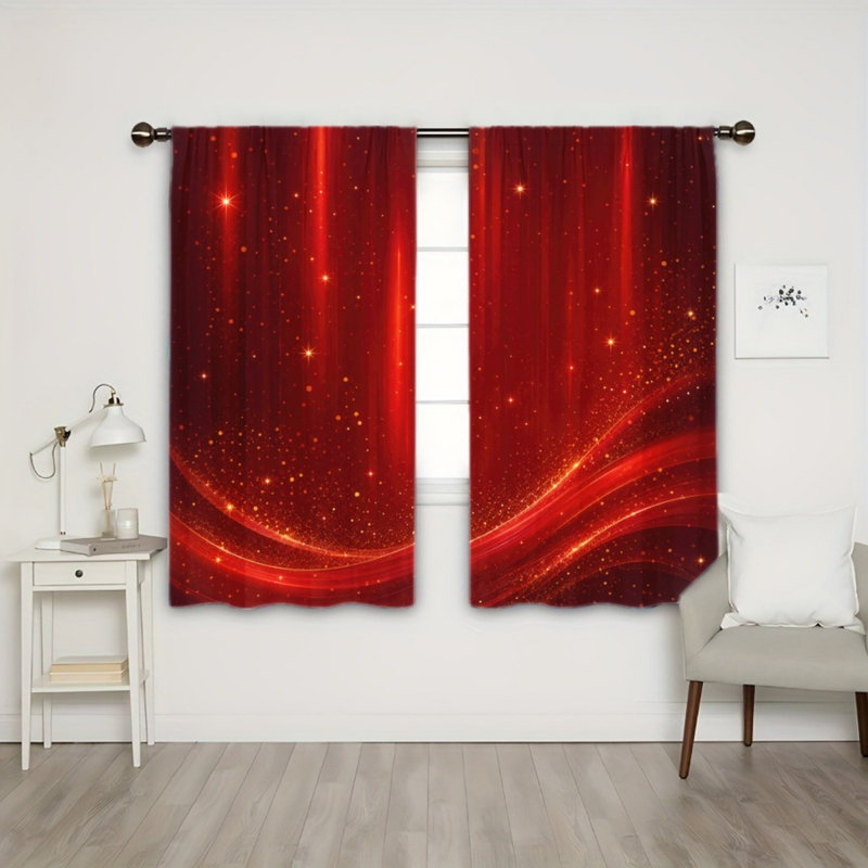 Rideaux filtrant la lumière 2PCS, L 21 po x H 46 po x 2 pièces