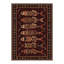 Tapis oriental rouge / brun clair lavable poisson avec envers antidérapant-133397168