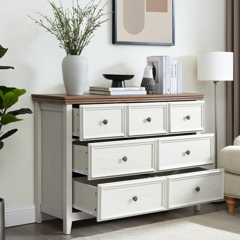 Armoire 7 tiroirs Modern Beige Modern