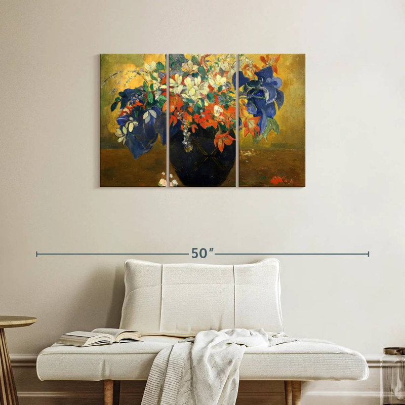 Harnek un vase de fleurs 1896, H 24 po x l 38 po
