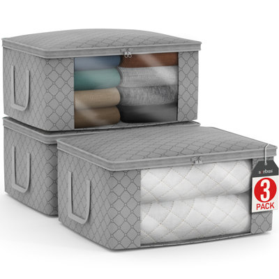 Rangement sous le lit en tissu