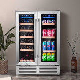 BODEGA 57 Cans (12 oz.) 3.96 Cubic Feet Beverage Cooler with Wine Storage